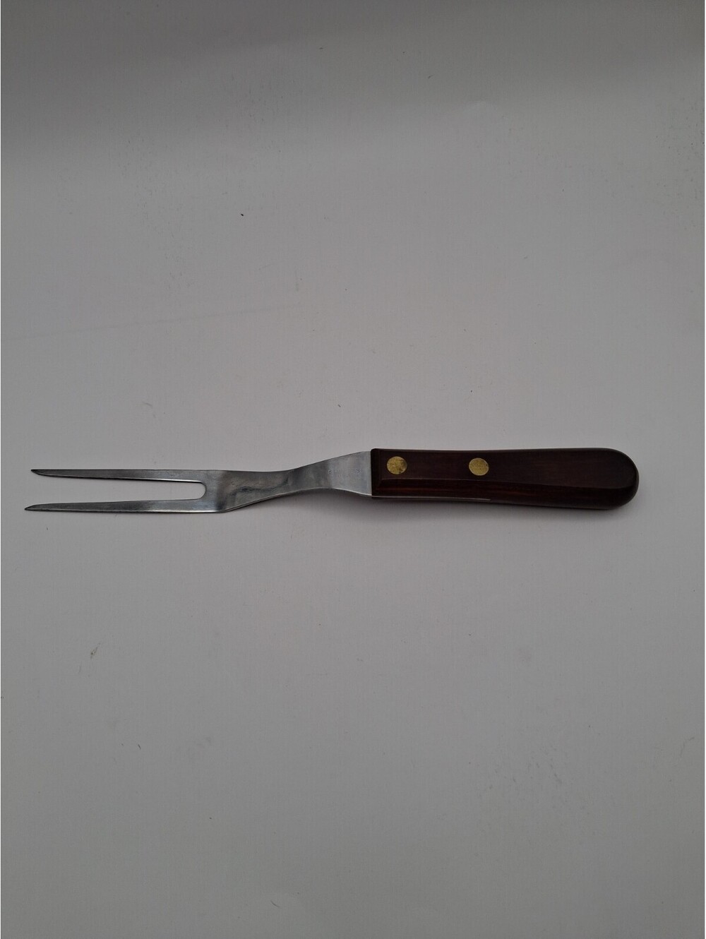 10.5" Carving/ Meat Fork With Wood Handle Stainless USA